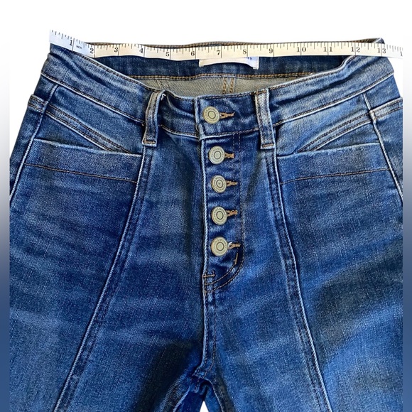 Flying Monkey Flare High Rise Jeans Unique Size 26 - Picture 15 of 16